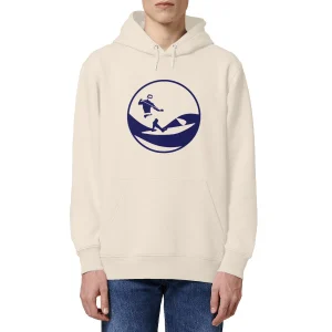 Sweatshirt à capuche Homme - Poche Kangourou - Coton BIO - Stand up paddle H
