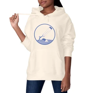 Sweatshirt à capuche Femme - Poche kangourou - Coton BIO - Kitesurf W