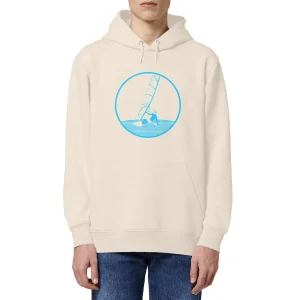 Sweatshirt à capuche Homme - Poche kangourou - Coton BIO - Funboard H