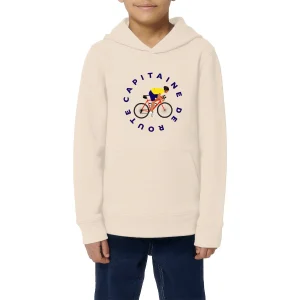 Sweatshirt à capuche Enfant - Garçon - Coton BIO - Vélo de course