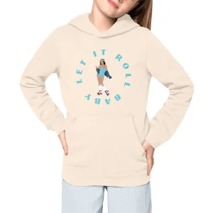Sweatshirt à capuche Enfant - Fille - Coton BIO - Let it Roll baby