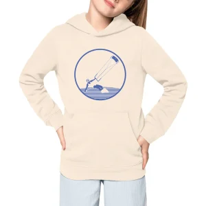 Sweatshirt à capuche Enfant - Fille - Coton BIO - Kitesurf W