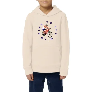 Sweatshirt à capuche Enfant - Garçon - Coton BIO - Vélo trail
