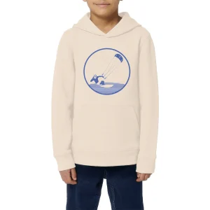 Sweatshirt à capuche Enfant - Garçon - Coton BIO - Kitesurf