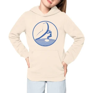 Sweatshirt à capuche Enfant - Fille - Coton BIO - Wingfoil W