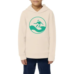 Sweatshirt à capuche Enfant - Garçon - Coton BIO - Surf H