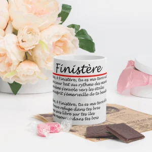 Mug Finistère - Poème "Ma Terre"